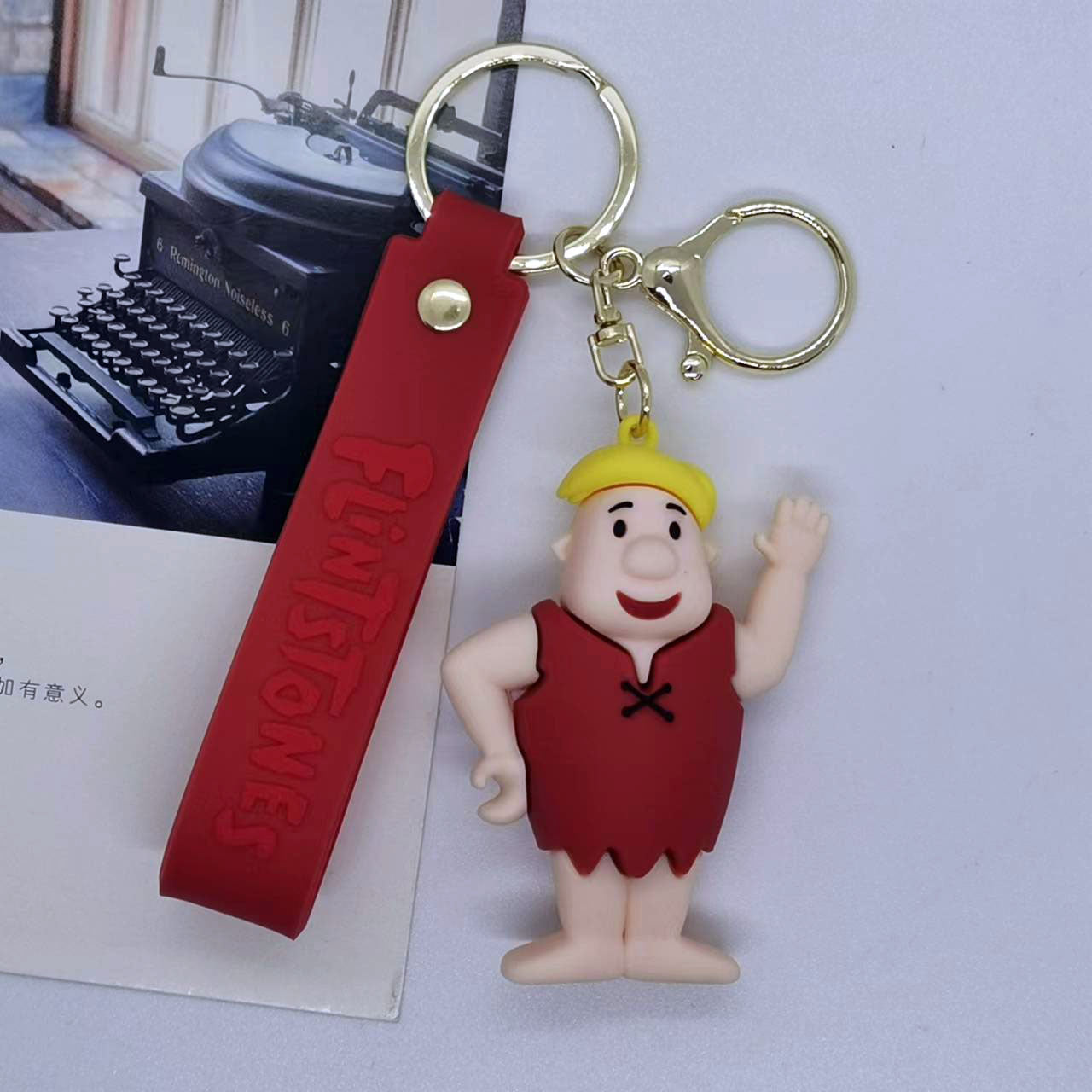 Wholesale creative cartoon modern primitive keychain pendant